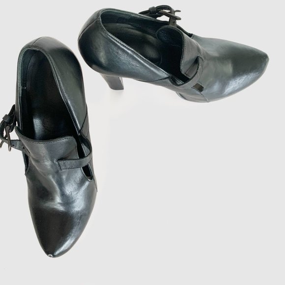 Henry Beguelin Black Mary Jane Heels - Picture 5 of 9